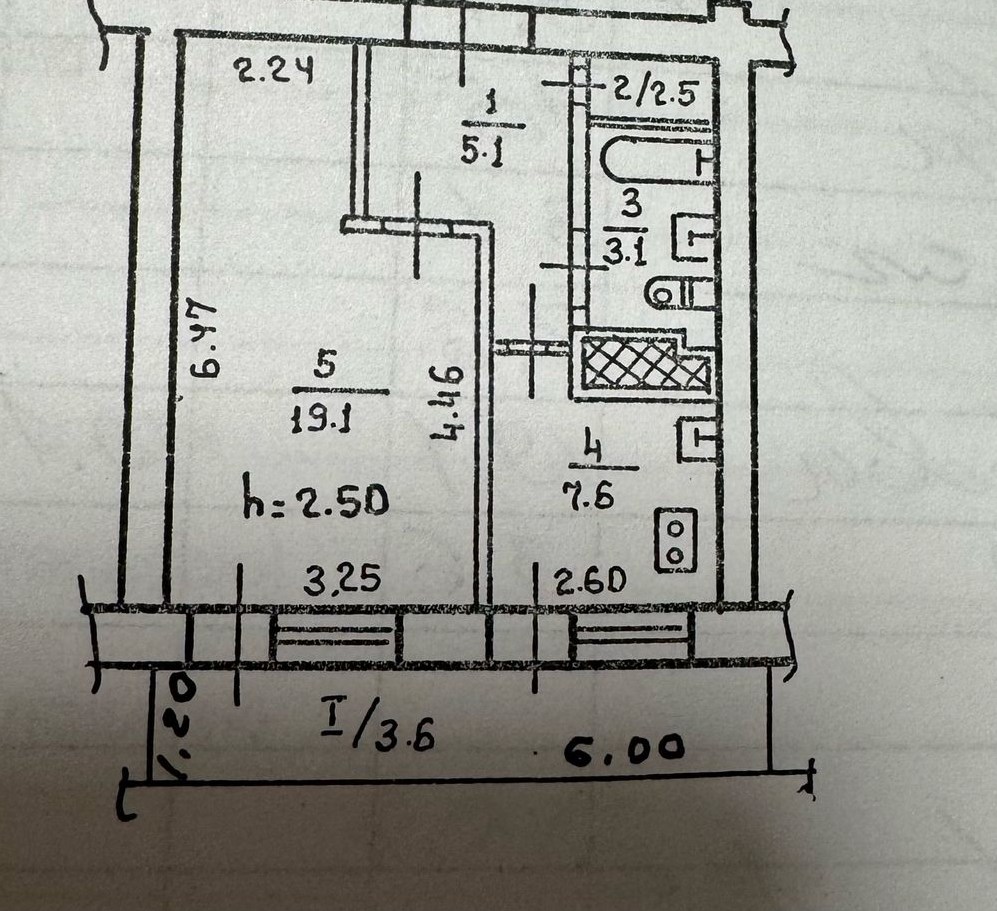 1-кімн. квартира