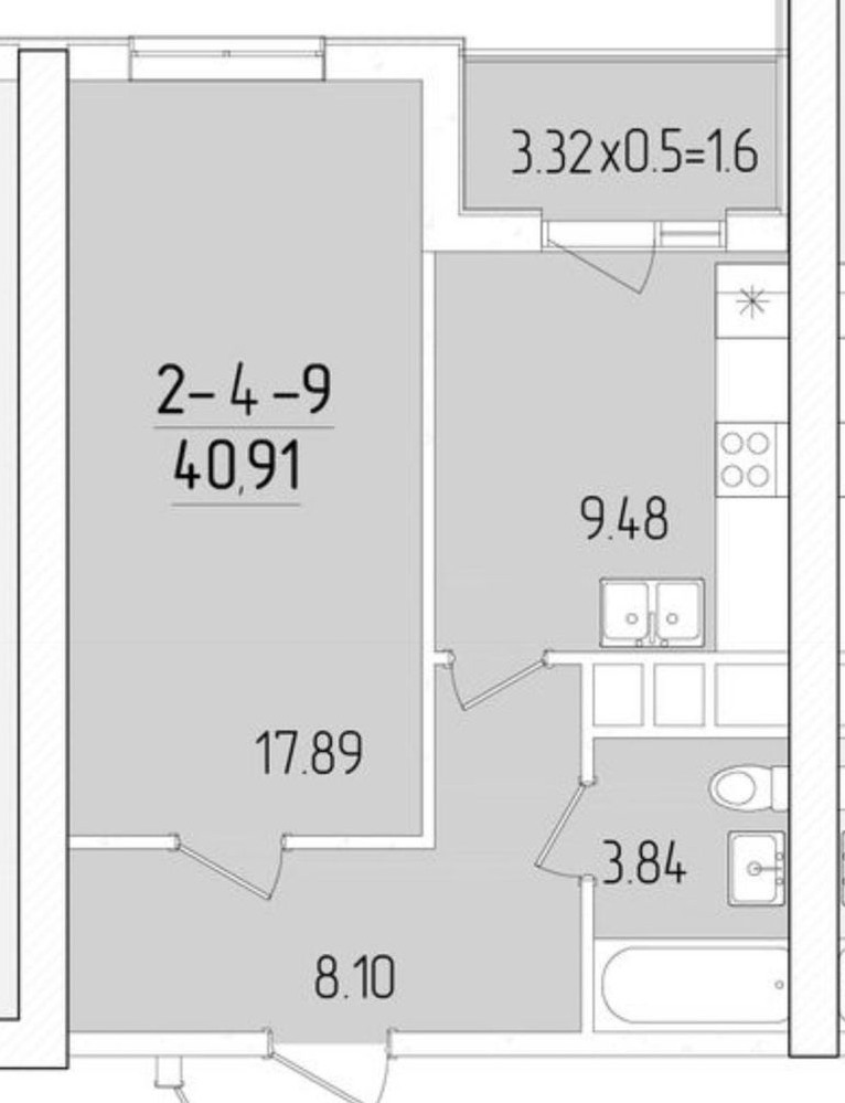 1-кімн. квартира